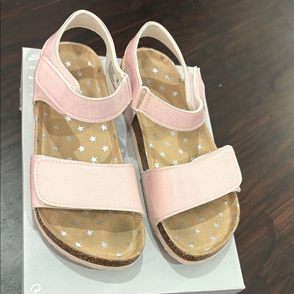 Pink Sparkled Kids Sandals